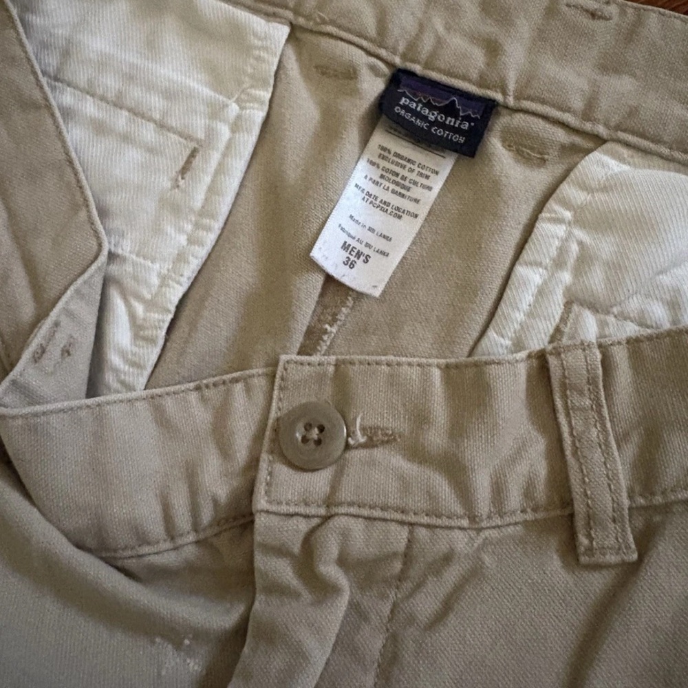 Patagonia Straight Duck Pants Canvas Work Outdoor Chino 58120 Mens Size 36x32